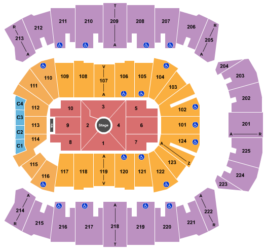 Brookshire Grocery Arena Nate Bargatze Seating Chart
